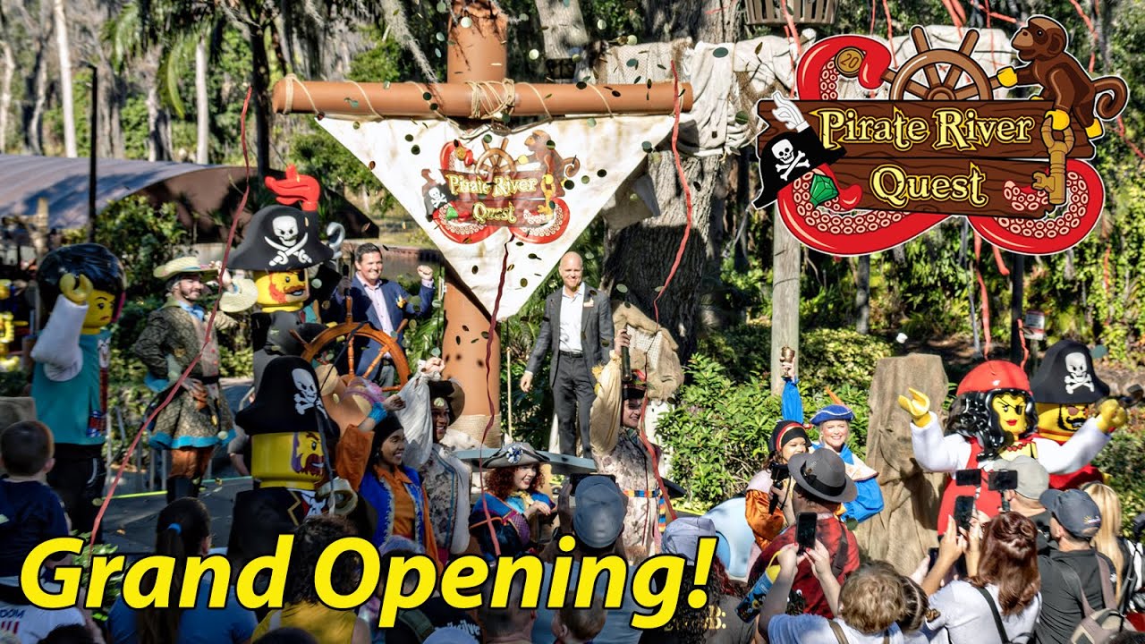Pirate River Quest Grand Opening at LEGOLAND Florida Resort 1/12/23 (Official)