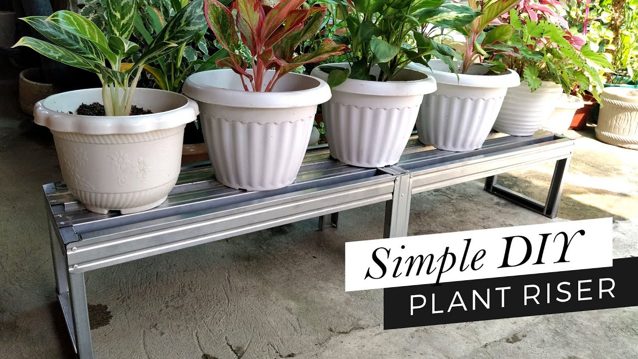 Simple DIY Plant Riser - Metal Plant Stand
