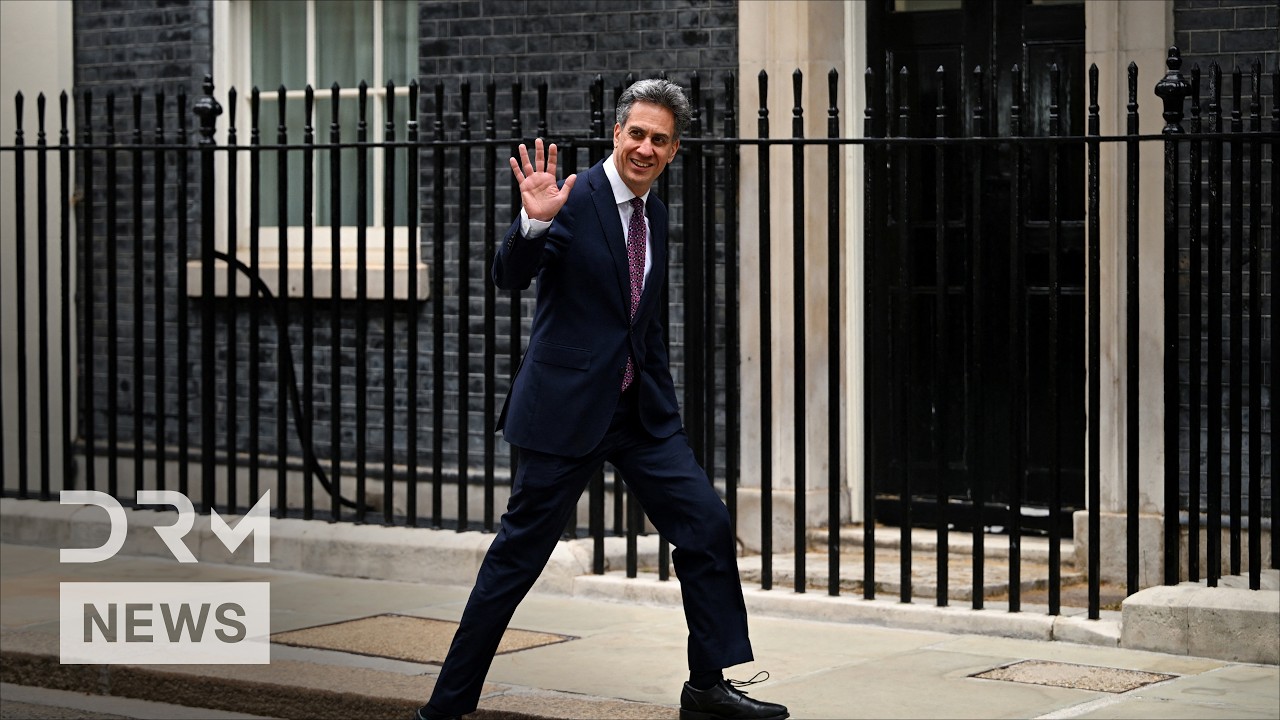 New UK Foreign Secretary Ed Miliband Arrives for First Cabinet Meeting Under PM Andy Burnham | AC1G