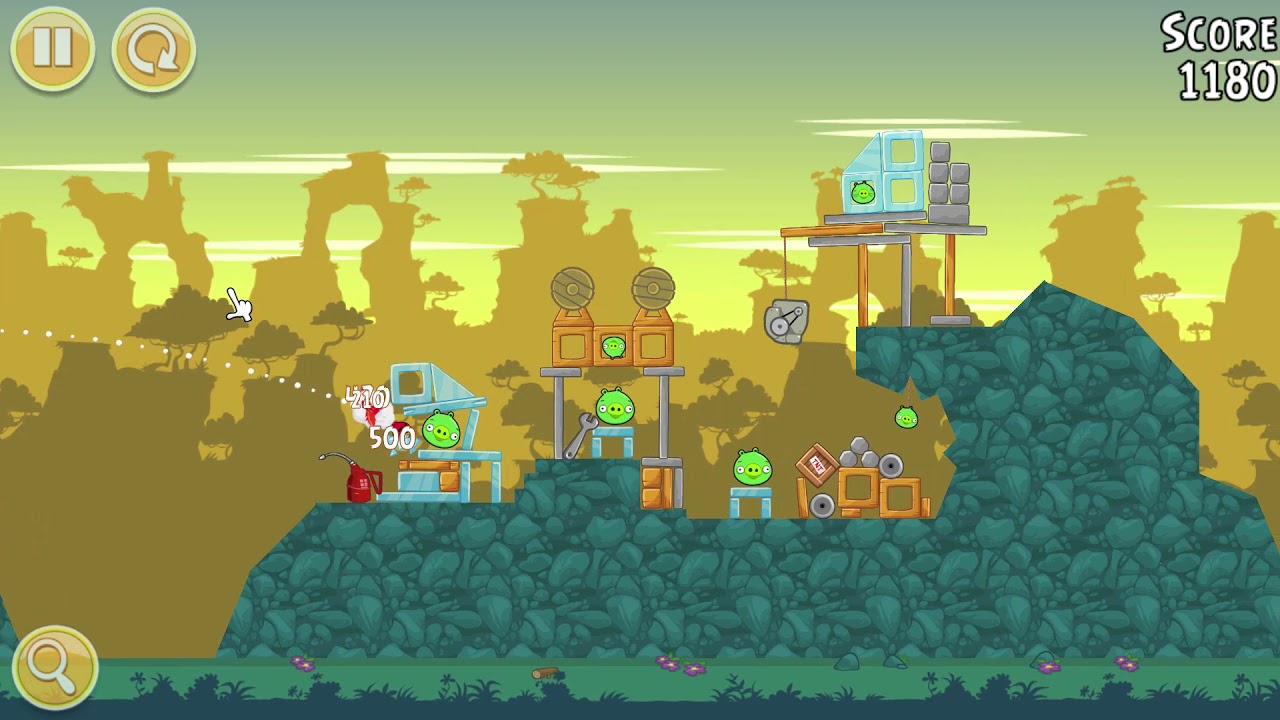 Angry Birds Classic: Bad Piggies 22-1 to 22-15 Walkthrough.