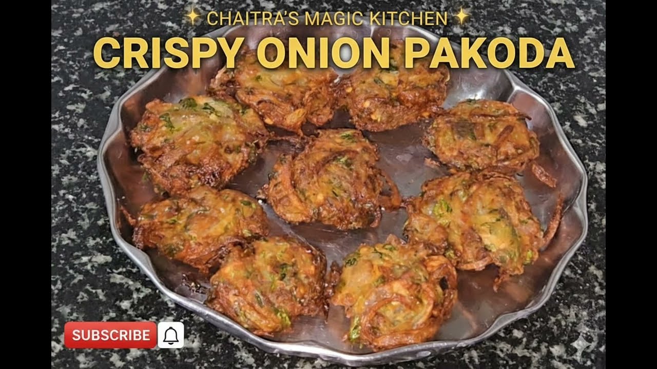 Crispy Onion Pakoda in Just 3 Minutes | Easy Evening Snack