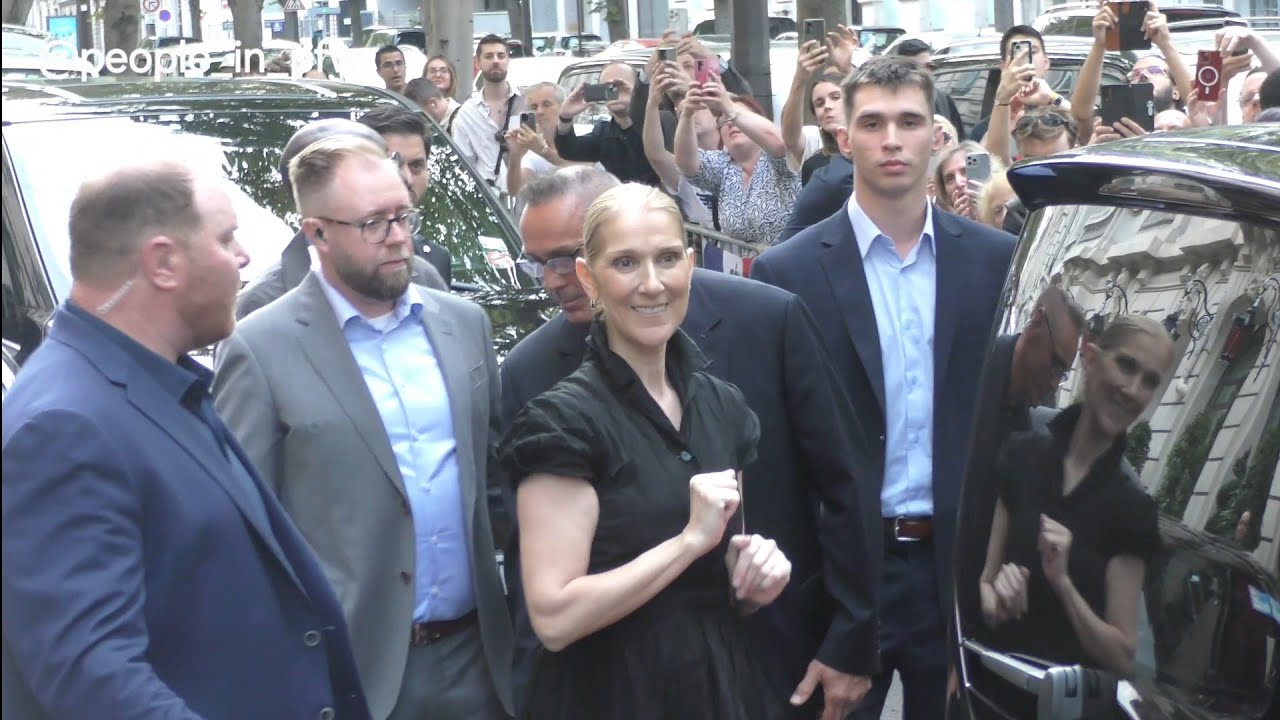 Celine Dion spent more than 20 min with her fans in front of her hotel - 24.07.2024