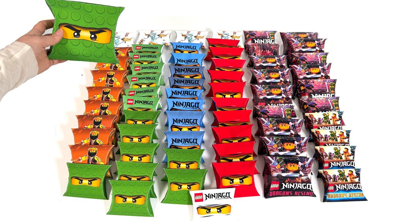 Mystery LEGO Ninjago Blind Bags Minifigures - 55+ Pack Opening!