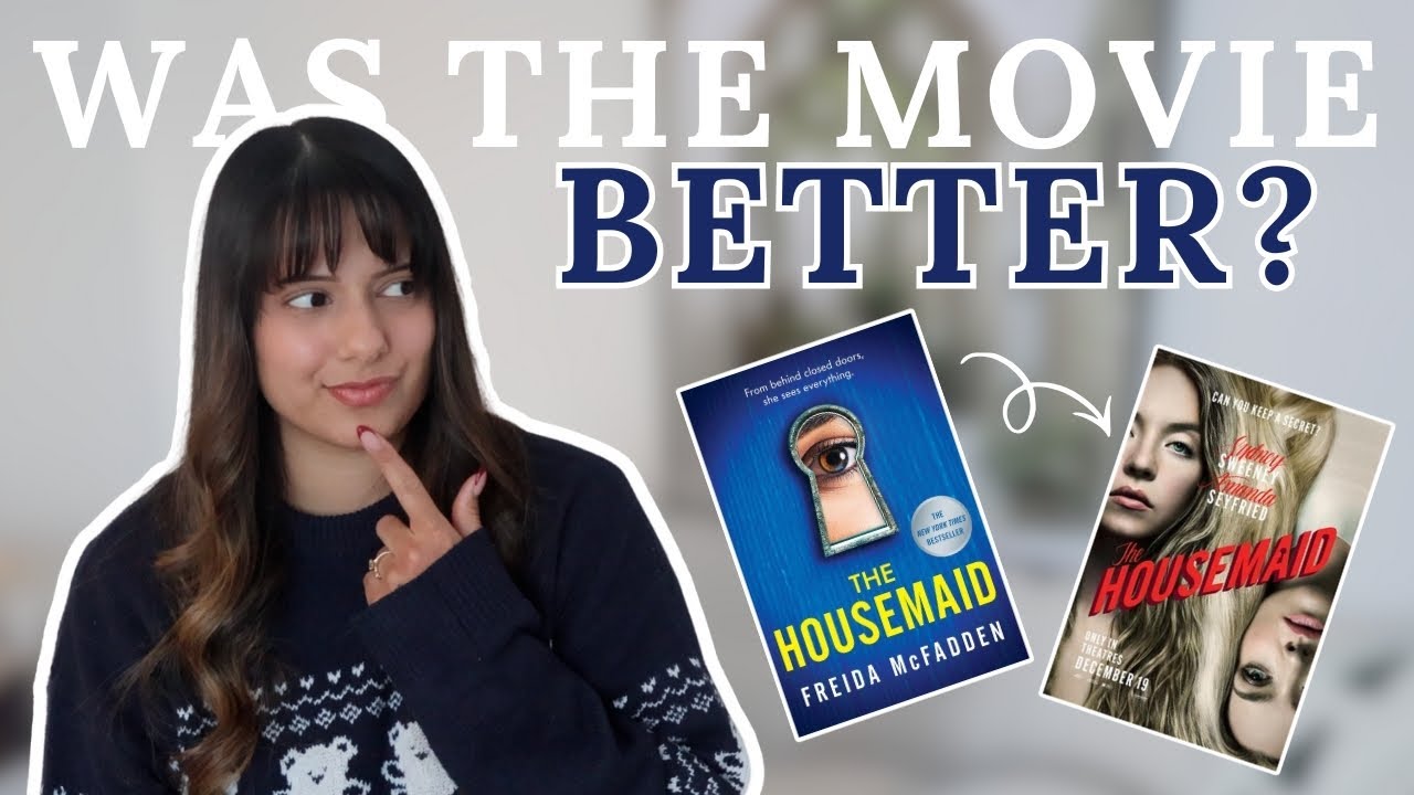 the housemaid reading vlog + movie review