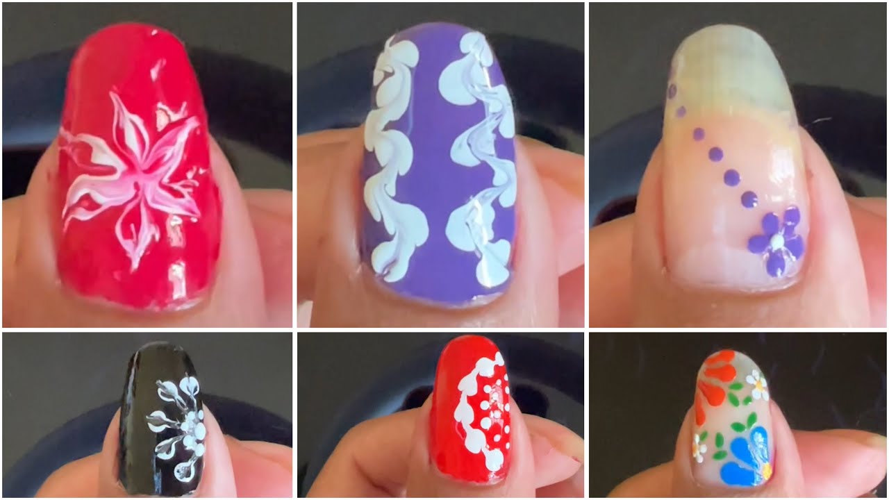 ✨ DIY Nail Art with Household Items 🧷 || Beginners Friendly & Aesthetic Designs 