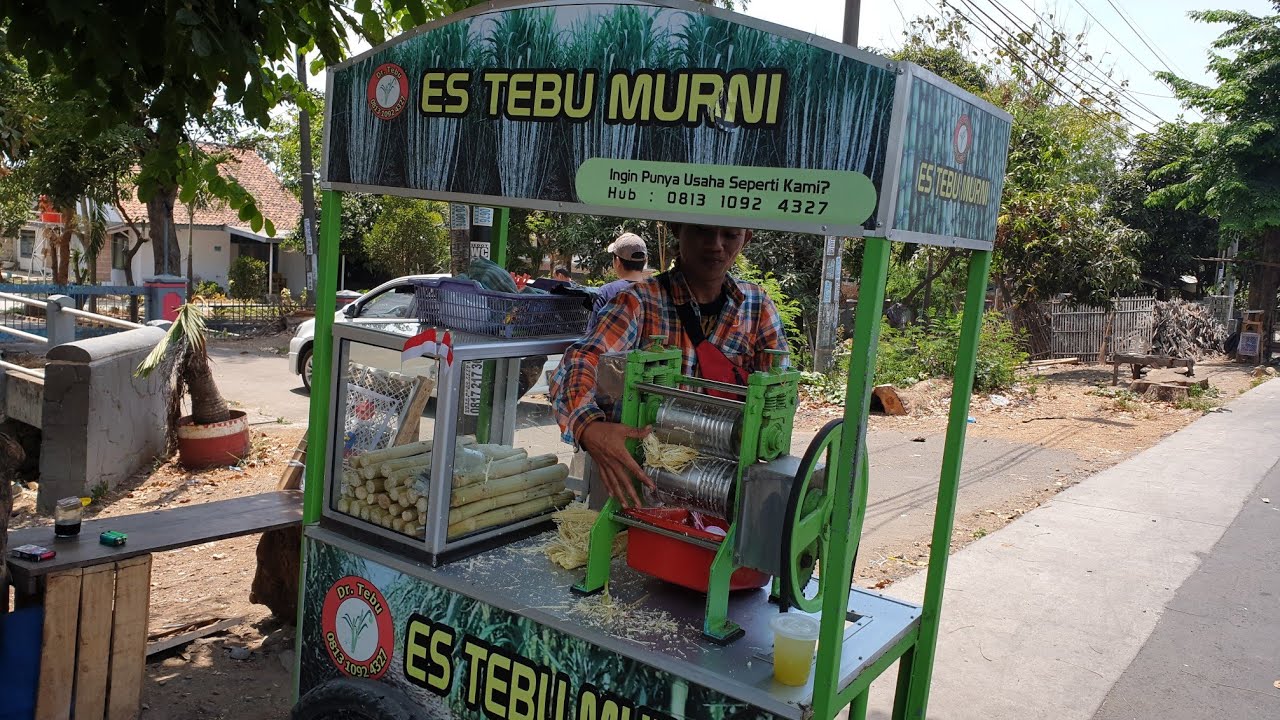 Tukang Es Tebu Murni , Manisnya Alami