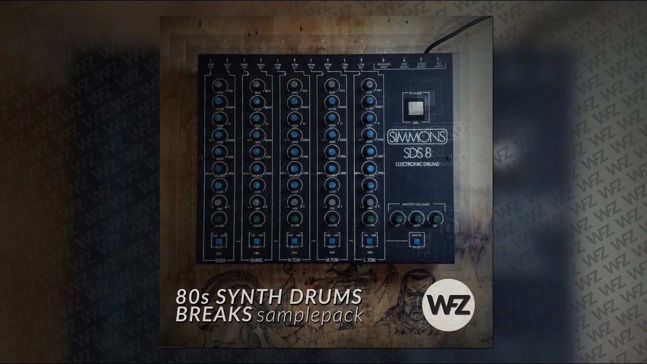 80s SYNTH DRUM BREAKS Samplepack  - WFZ Samples