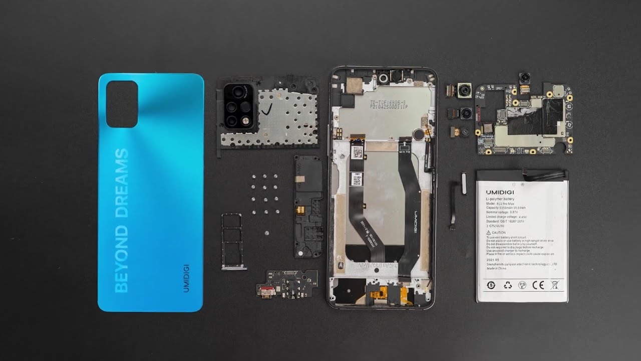 UMIDIGI A11 Pro Max Official Teardown & Full Disassembly Video !!