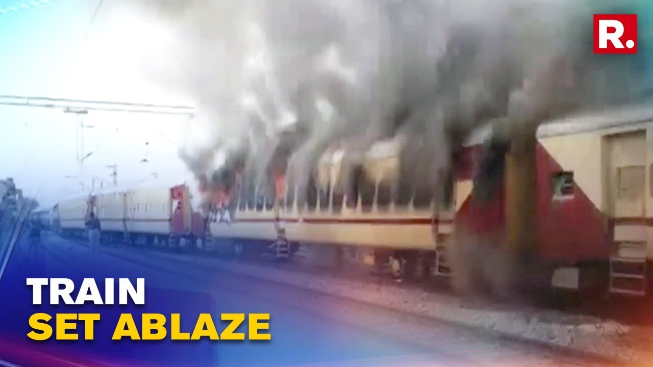 Students In Bihar Set Train On Fire, Clash With Police Over Railway Exams; Railway Min Makes Appeal