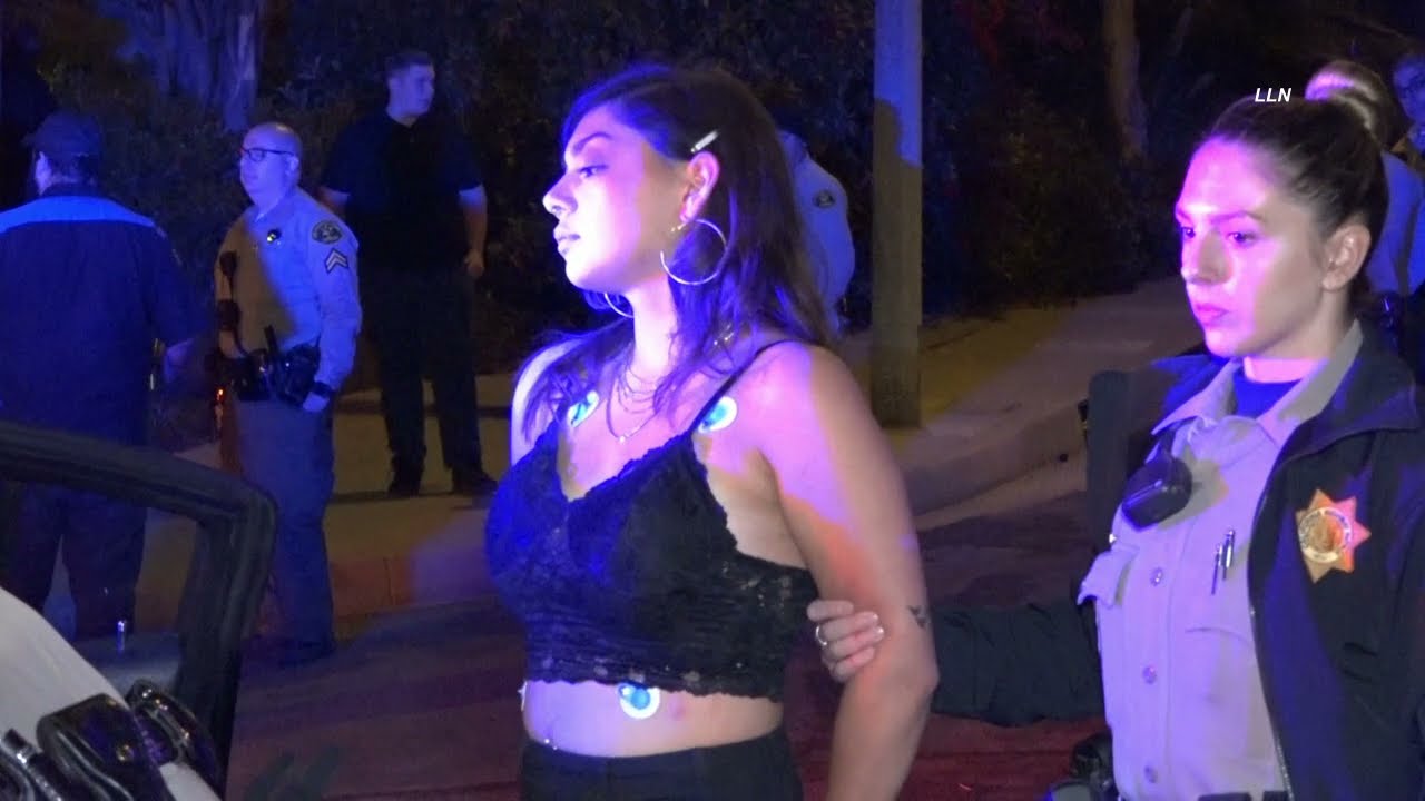 Drinky Drunk Girl Crashes Into House & FAILS Test | ROWLAND HEIGHTS, CA      11.25.21