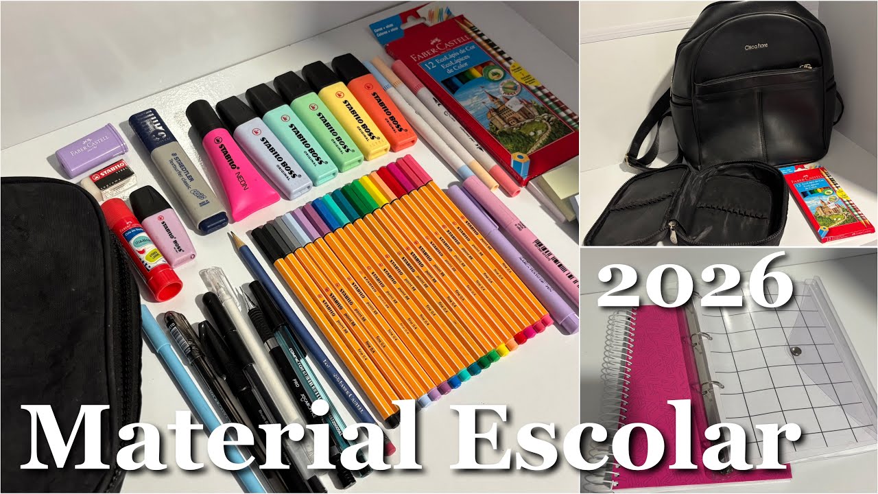 Meu material escolar de 2026