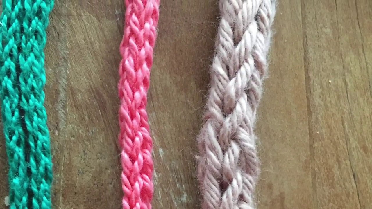Cordão em crochê (rabo de rato). Tutorial 17