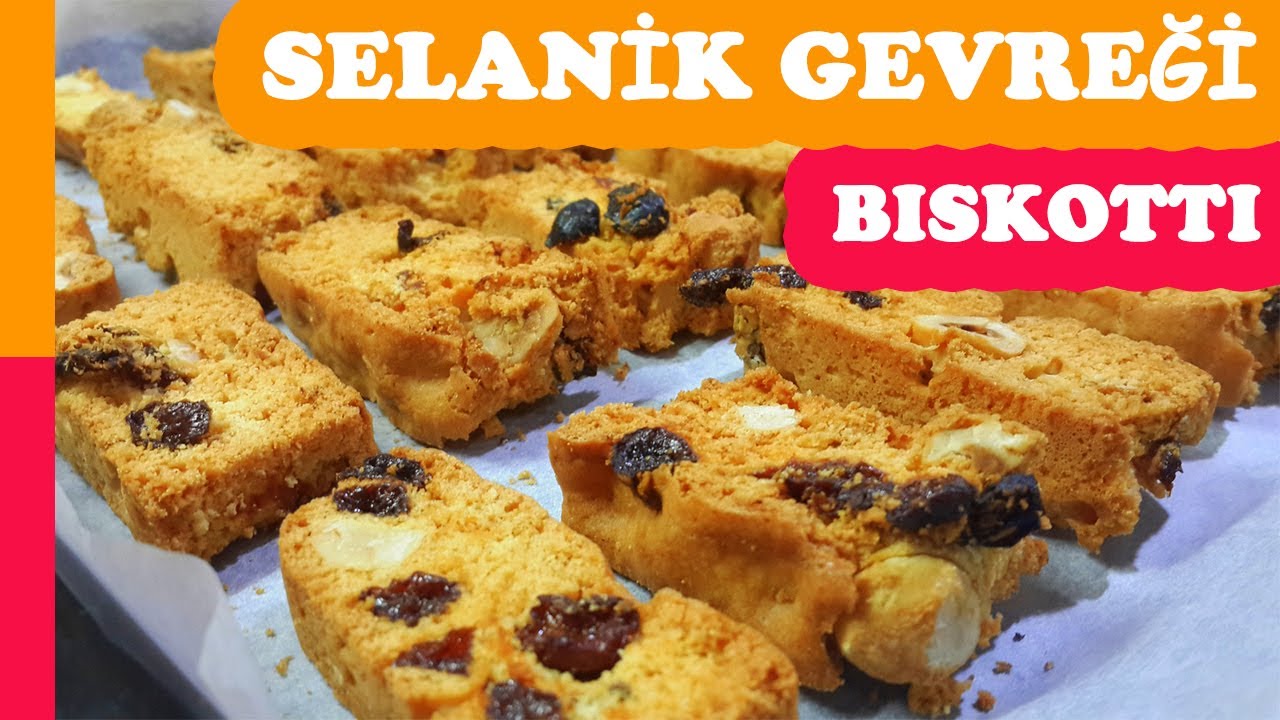 Selanik Gevreği Tarifi - Biscotti Tarifi - Evde Nasıl Yapılır