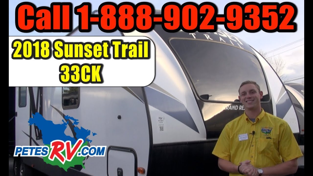 2018 Sunset Trail 33CK | Pete's RV Rough Cuts