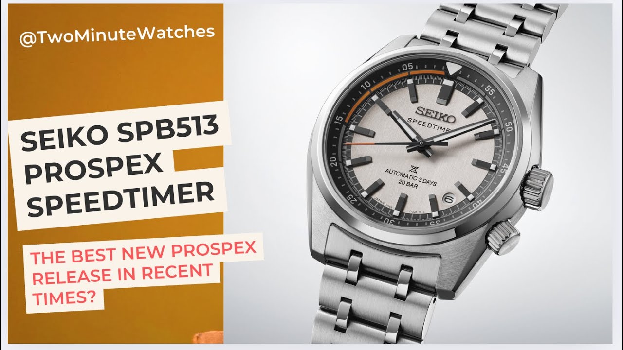 НОВИНКА 2025 ГОДА: обзор автоматических часов SEIKO Prospex Speedtimer SPB513 (SBDC215) @TwoMinut...