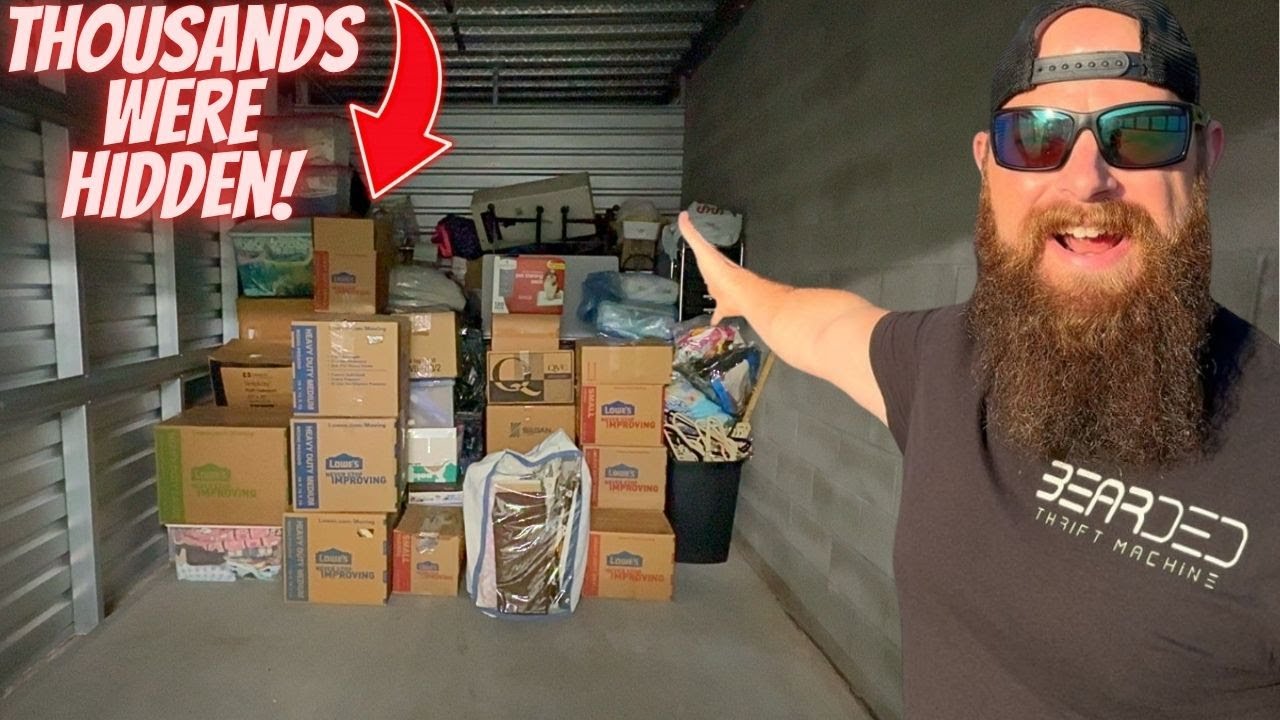 This storage unit had secrets! Thousands hidden!