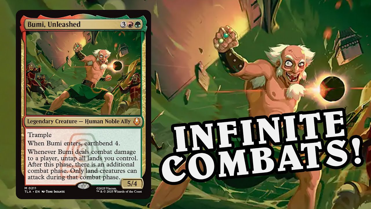 🌍 INFINITE COMBATS With LANDS?! | Bumi, Unleashed Commander Deck Tech
