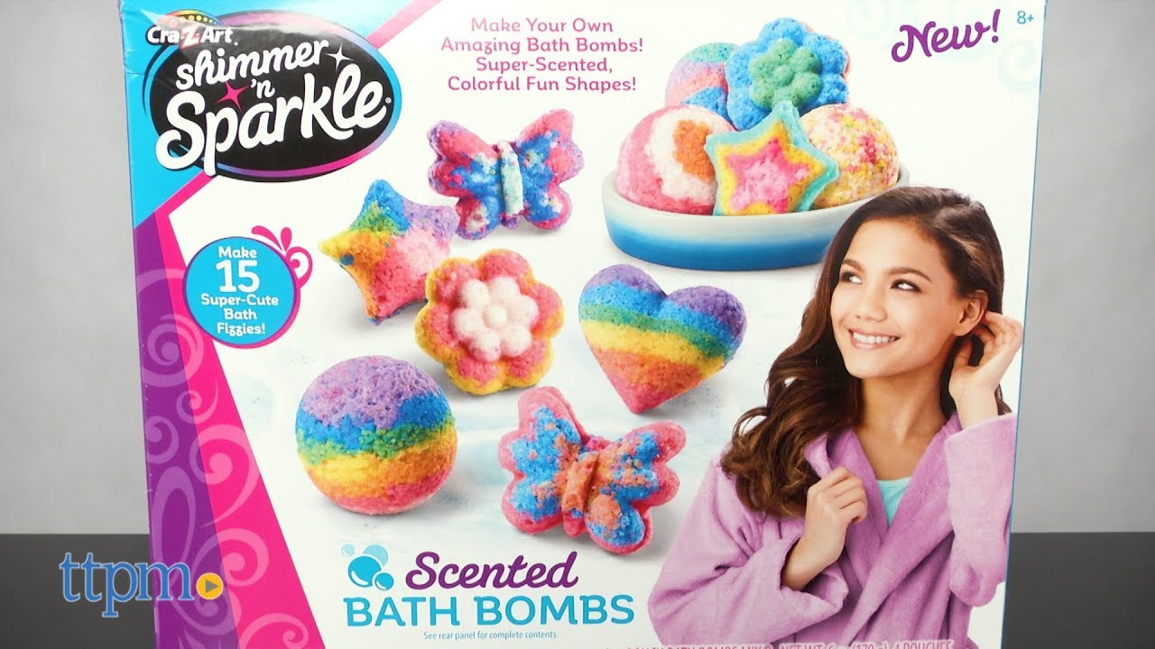 Shimmer 'n Sparkle Scented Bath Bombs from Cra-Z-Art