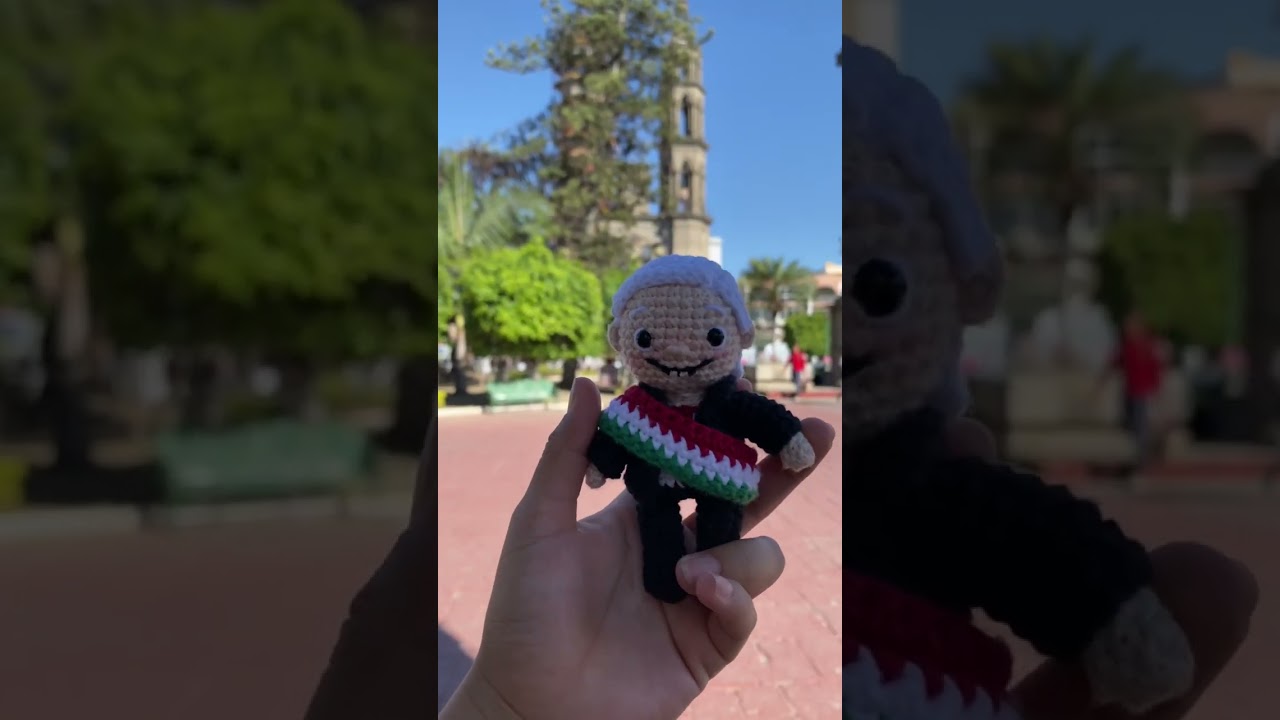 Amlito🤍🧶 #crochet #amigurumi #Darellyscrochet #presidente #andresmanuel