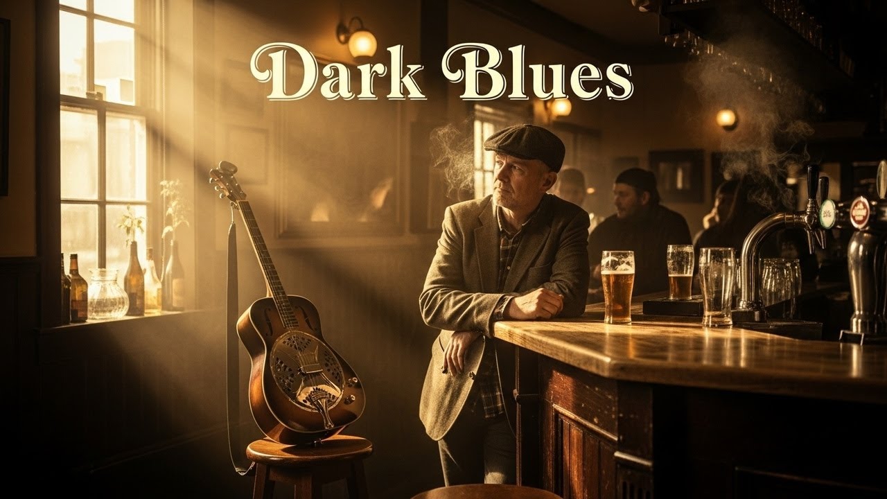 Classic Rock Blues Guitar 2025 &ndash; Retro Background for Relaxing Whiskey Nights