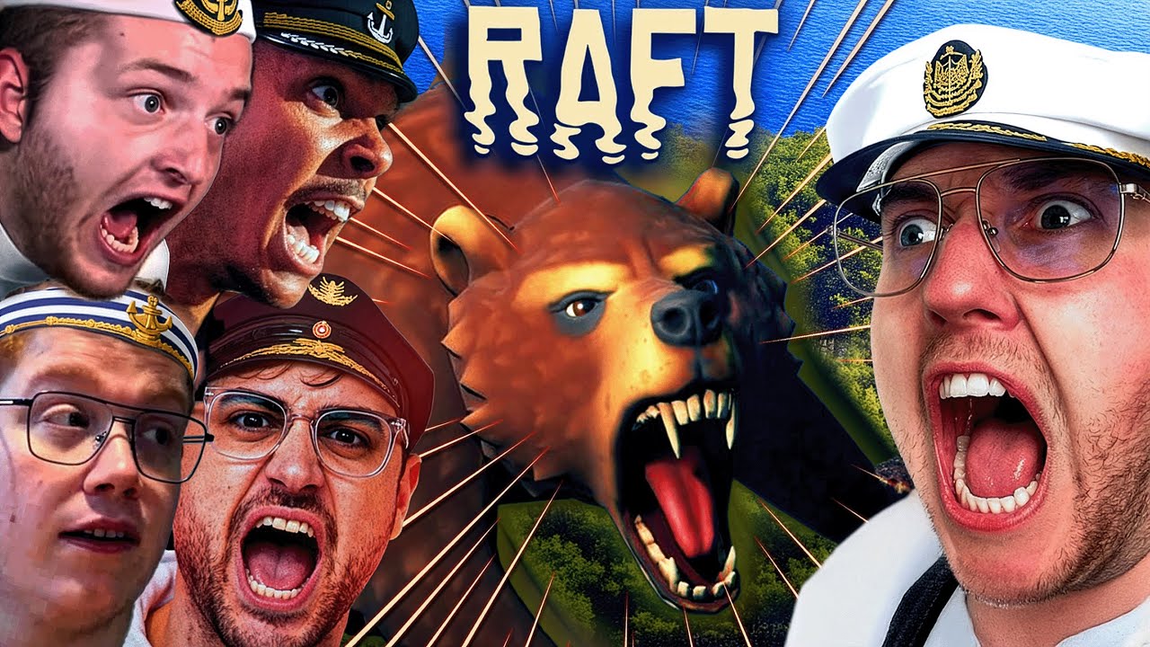 MEGA-BÄR JAGT UNS von der INSEL! WIR FINDEN einen ÜBERLEBENDEN! | Raft | Part 3 | UNCUT