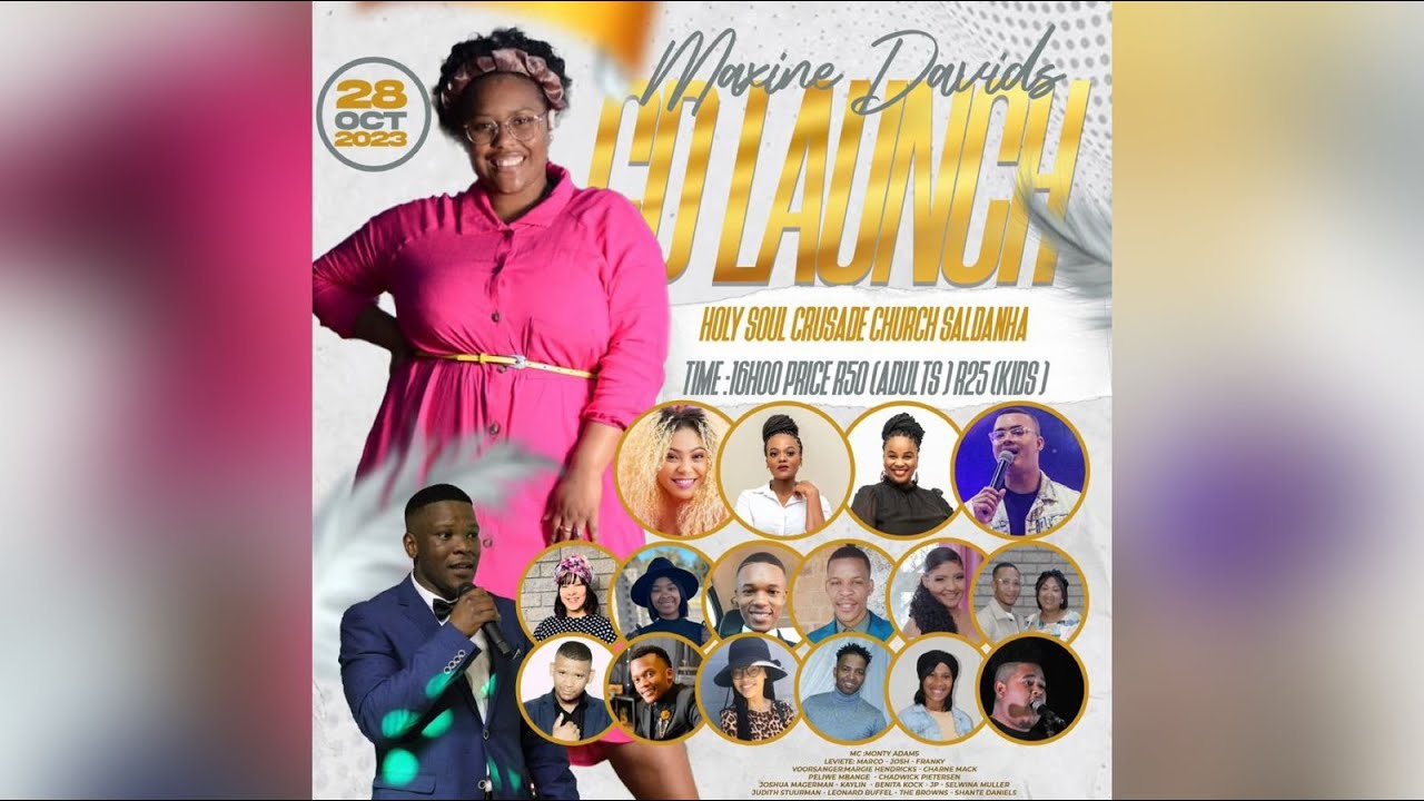Maxine Davids CD LAUNCH (Pinkster Sangaand/Concert)