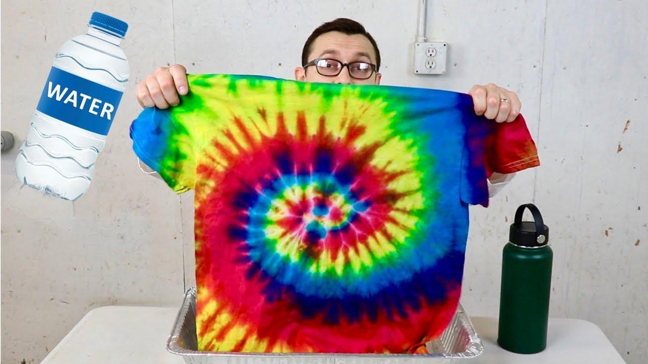 What Happens to a Multicolored Tie Dye T-Shirt after 6 Months Left in Water?