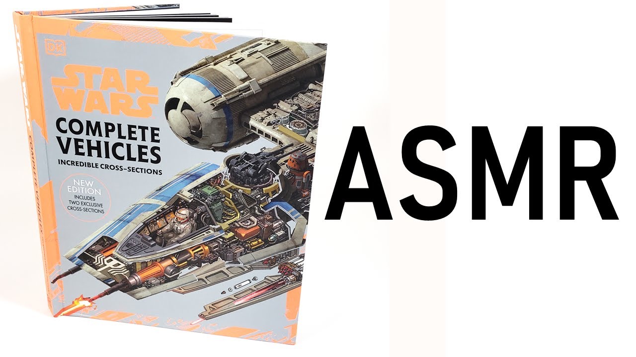 Star Wars Complete Vehicles! ASMR Book Page Turning and Tapping