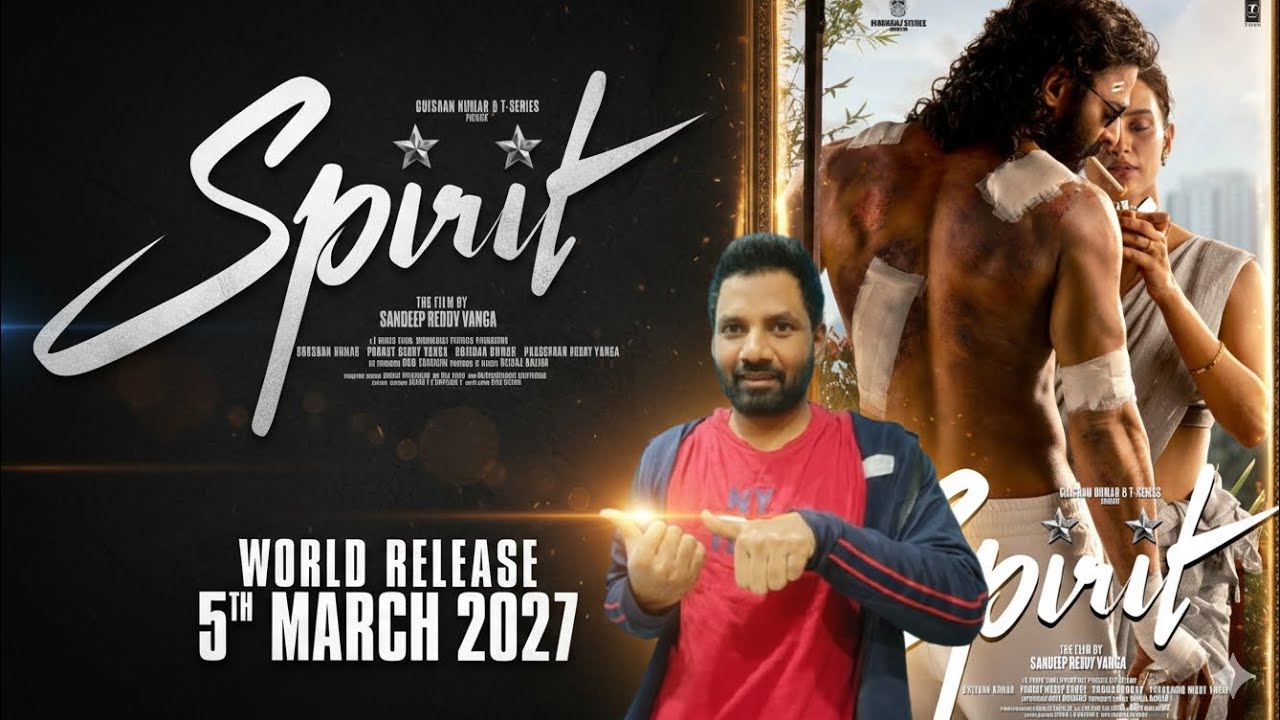 Spirit Movie Official Release date Update | Prabhas | Sandeep Reddy Vanga | Triptii Dimri |