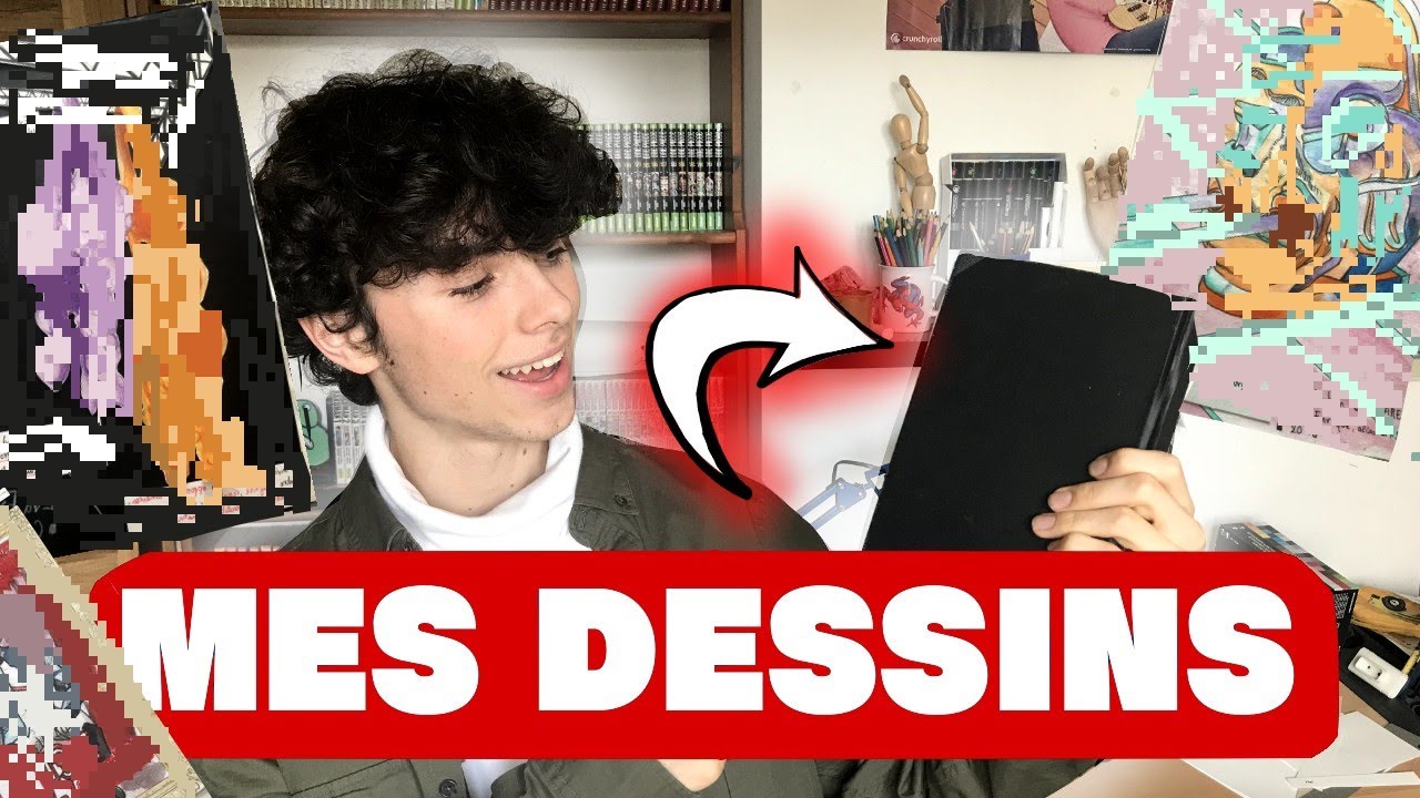Je vous MONTRE mes MEILLEURS DESSINS de mon SKETCHBOOK ! (partie 1)