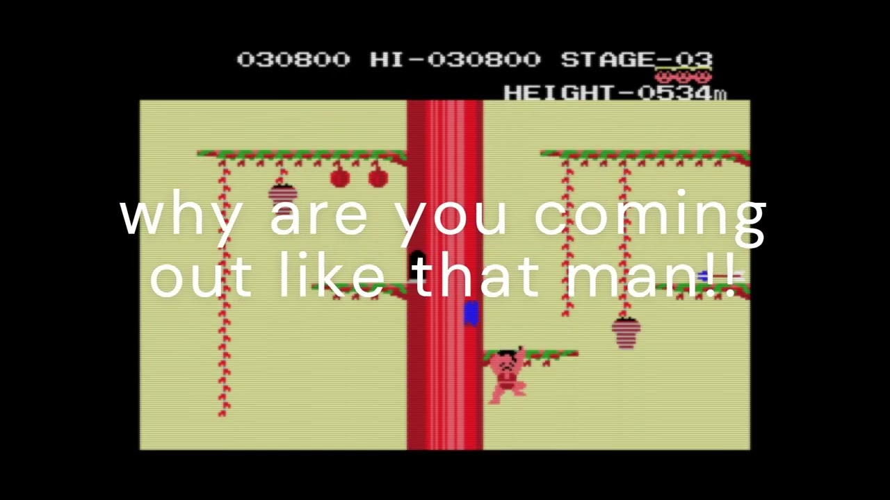 (MSX) Magical Tree Game Play - I made up to 1208m from 2000m -