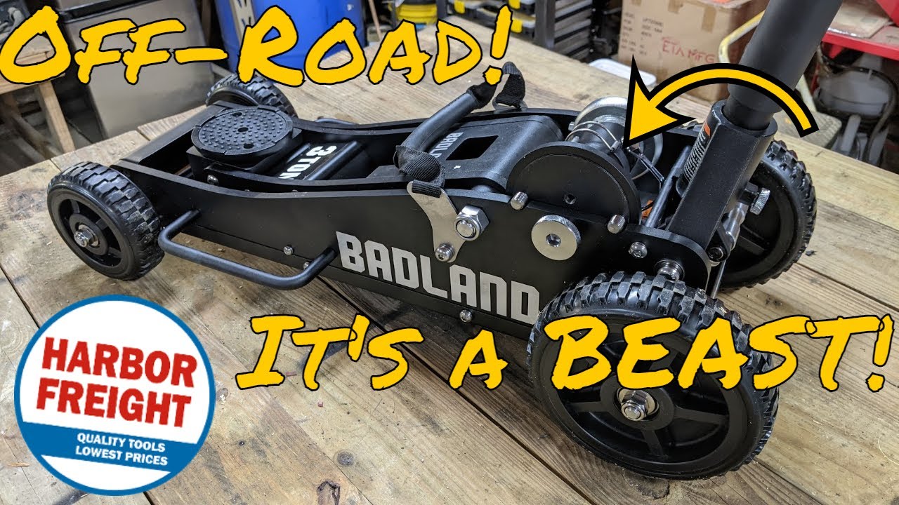 The Harbor Freight Badland 3 Ton, 6000 lbs Off Road Jack Quick Review and Unboxing, NTDT!