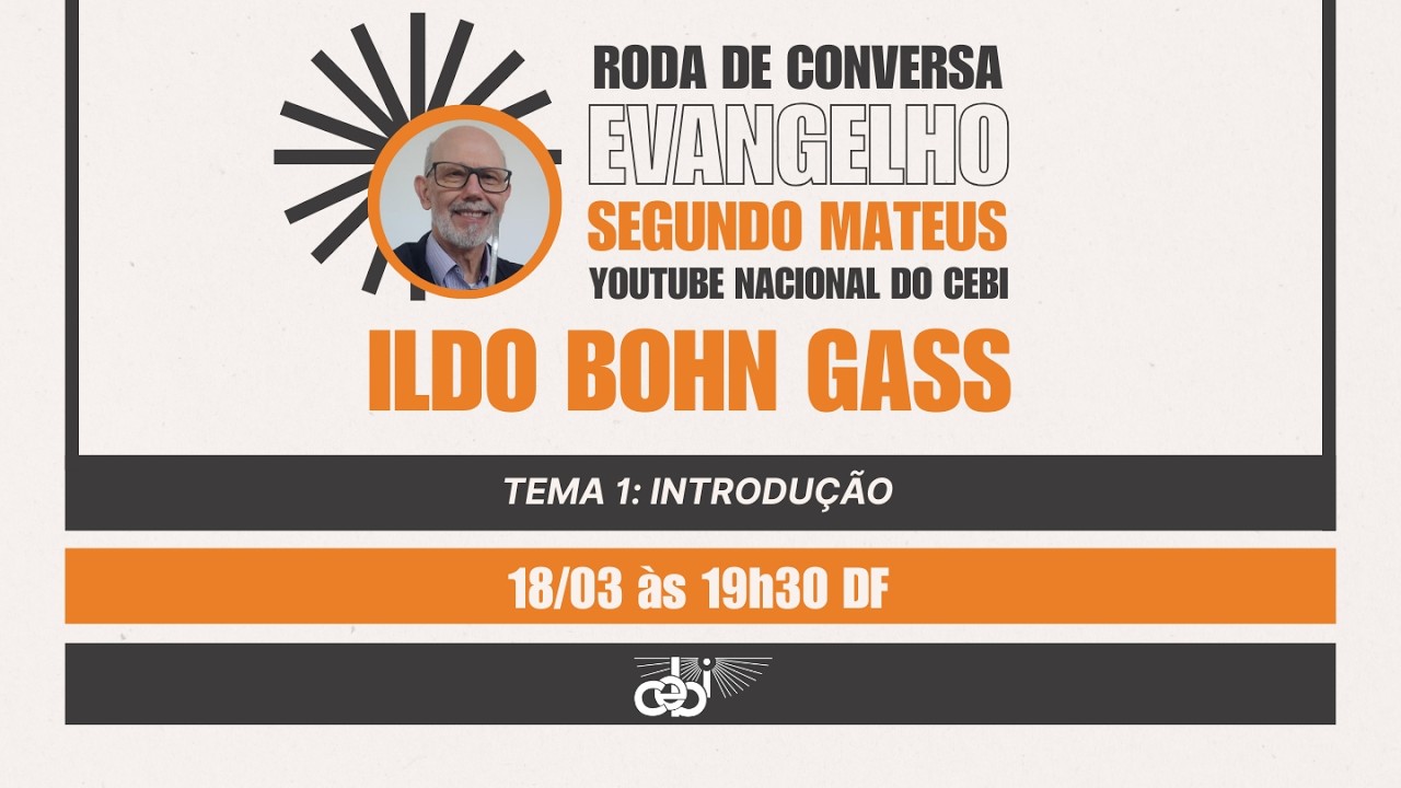 1. Introdução - Roda de Conversa do Evangelho Segundo Mateus