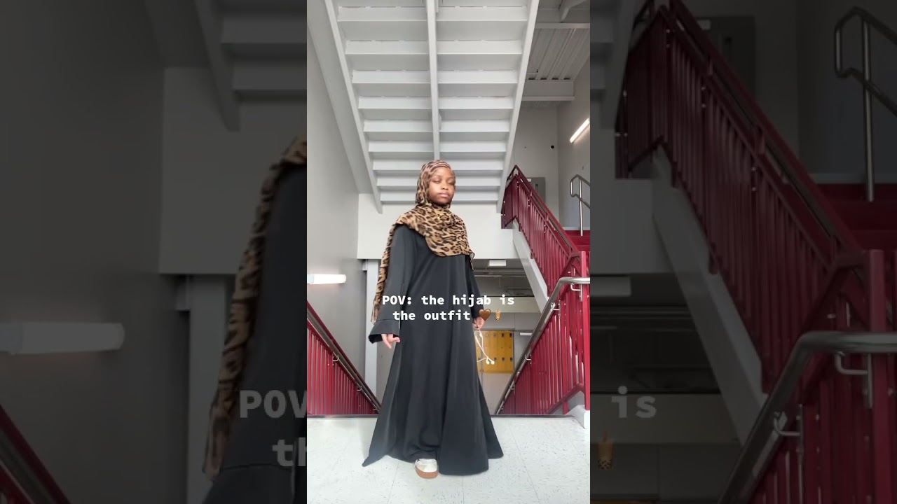 Do you where abayas to school? #hijabi #abaya #school #muslimgirl