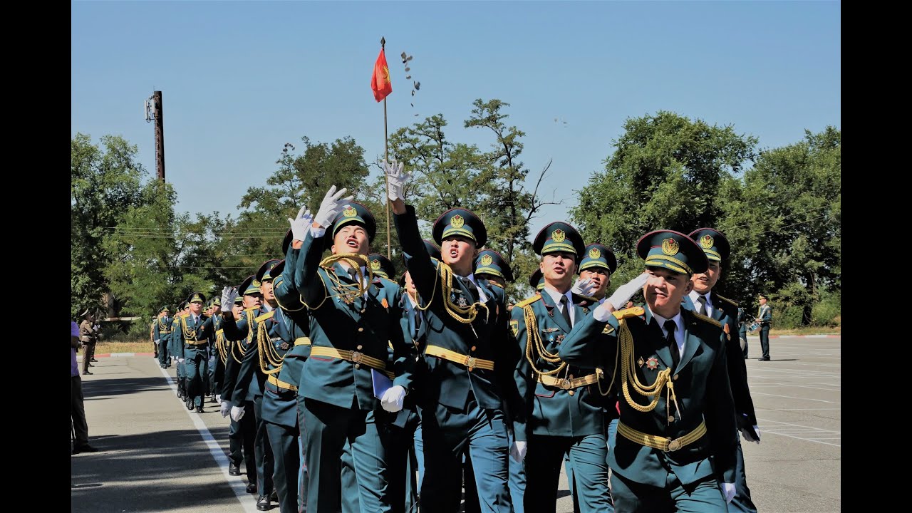 Выпуск курсантов Военного Института 2021. Бишкек
