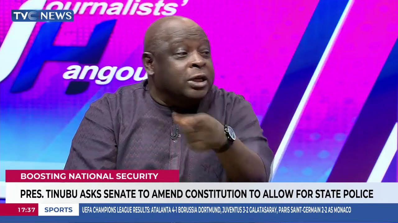Pres. Tinubu Asks Senate To Amend Constitution To Allow For State Police