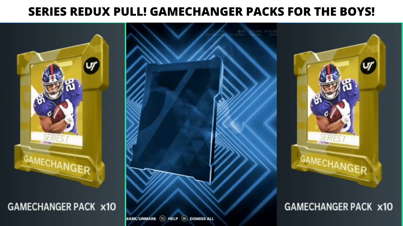 SERIES REDUX PULL! GAMECHANGER PACKS FOR THE BOYS!