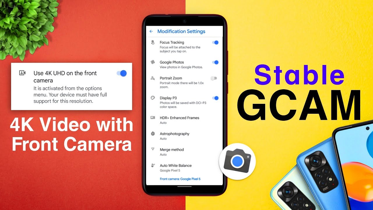 Stable Google Camera for All Android Devices | By Parrot | 4K Video with Front Camera