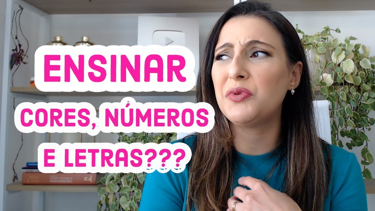 Ensinar cores, formas, números e letras atrapalha o desenvolvimento de fala?