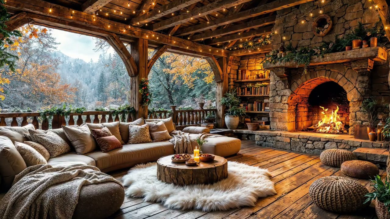 Wrapped in Firelight and Stories 📚 Soft Fireplace Ambience for Calm Reading & Unwinding