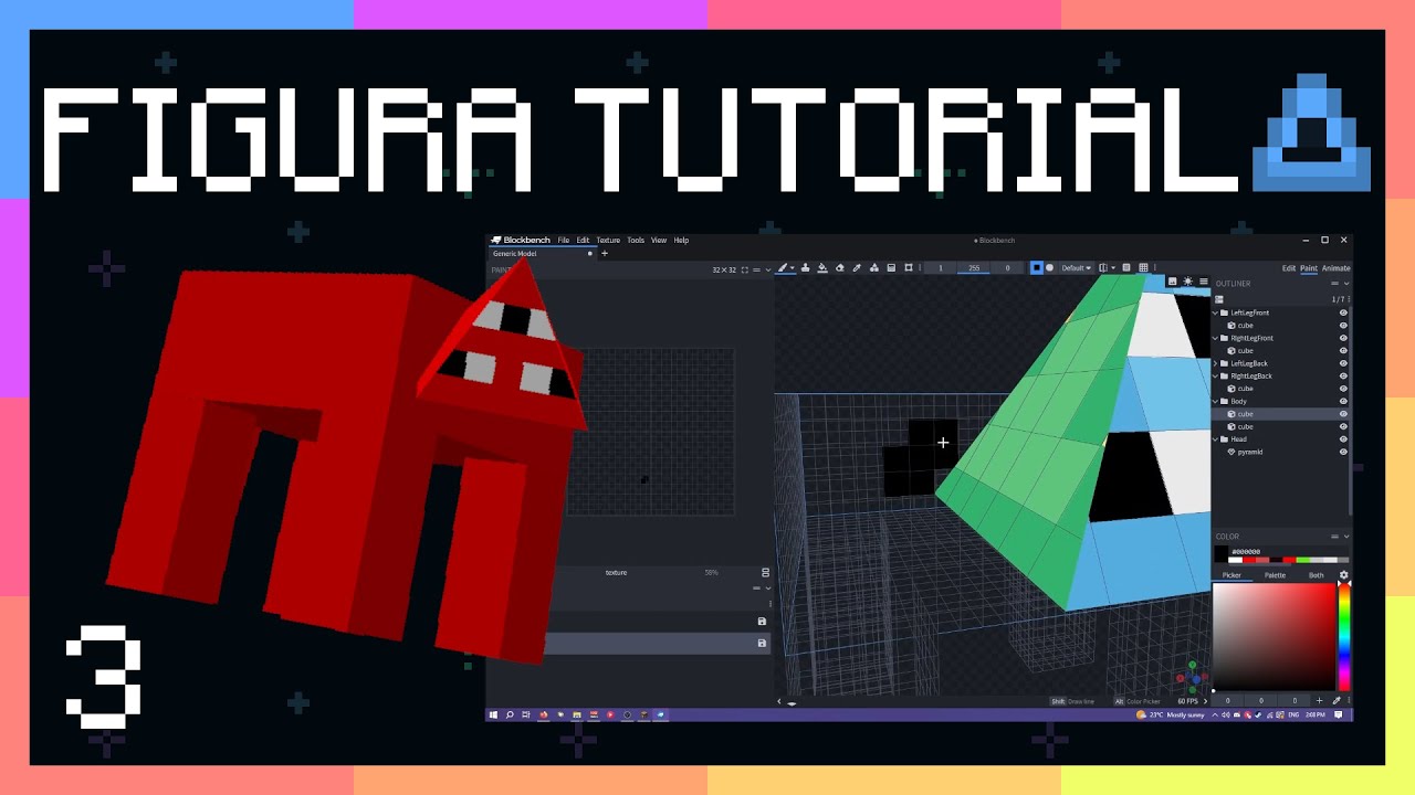 Figura 0.1.5 Учебное пособие, Эпизод 3 | Расширенный Blockbench и avatar.json