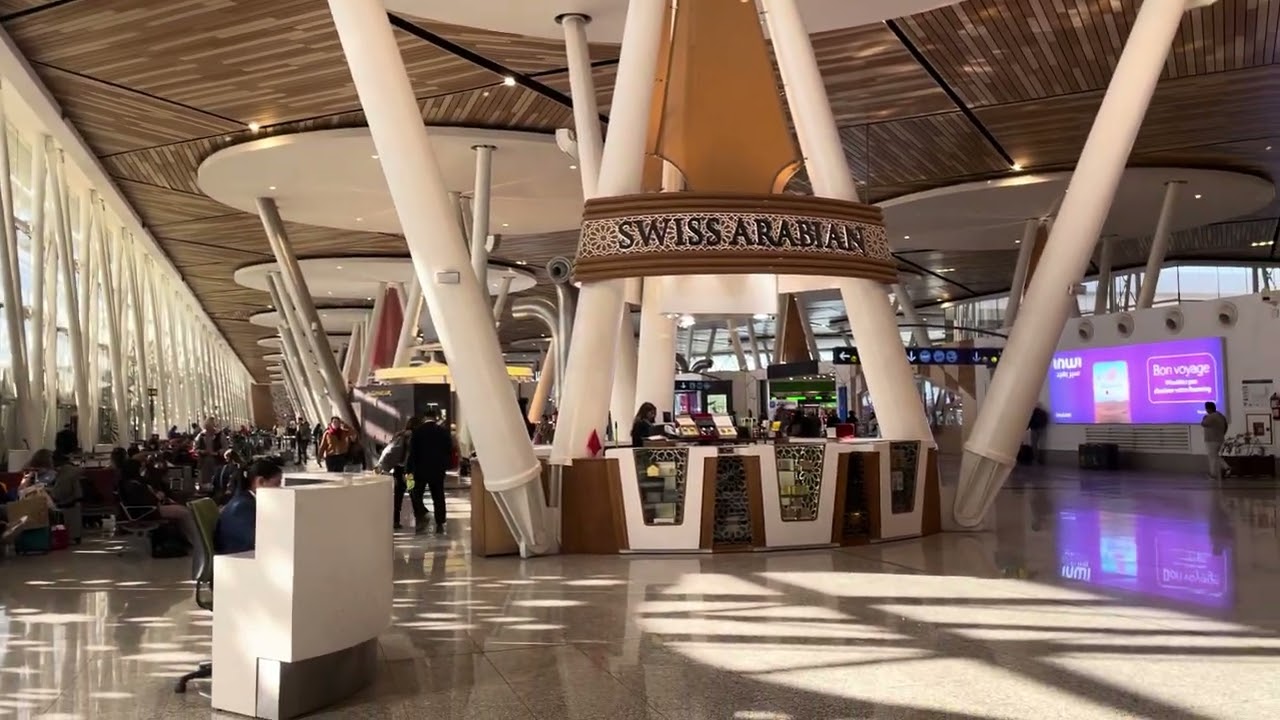 Marrakesh Morroco Airport #youtube #airport #youtubeshorts 