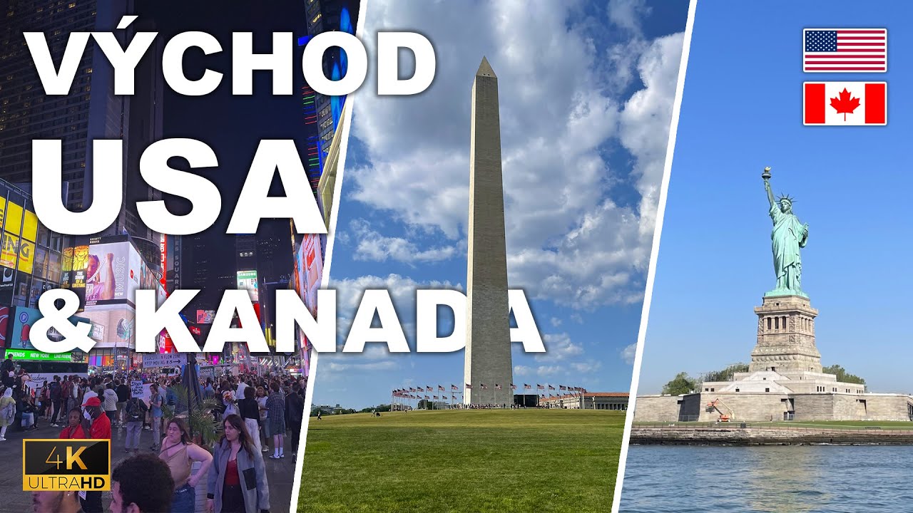 VÝCHOD AMERIKY | USA & KANADA 🇺🇸🇨🇦 | ROADTRIP 2023