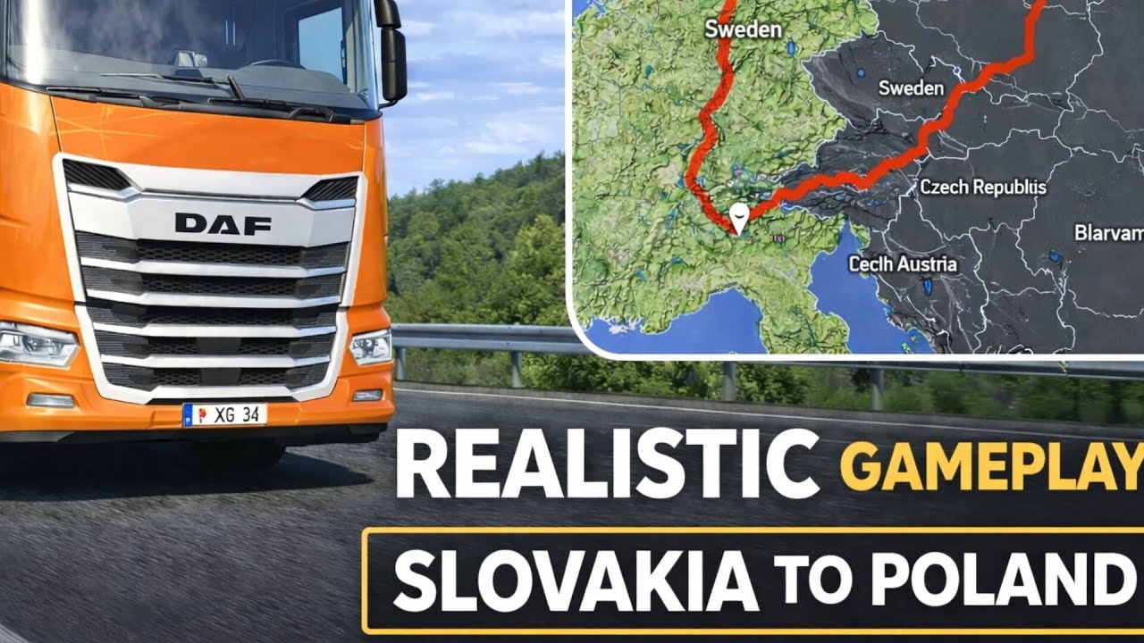 ETS2 Longest Delivery in Europe (SLOVAKIA TO POLAND)  | Euro Truck Simulator 2