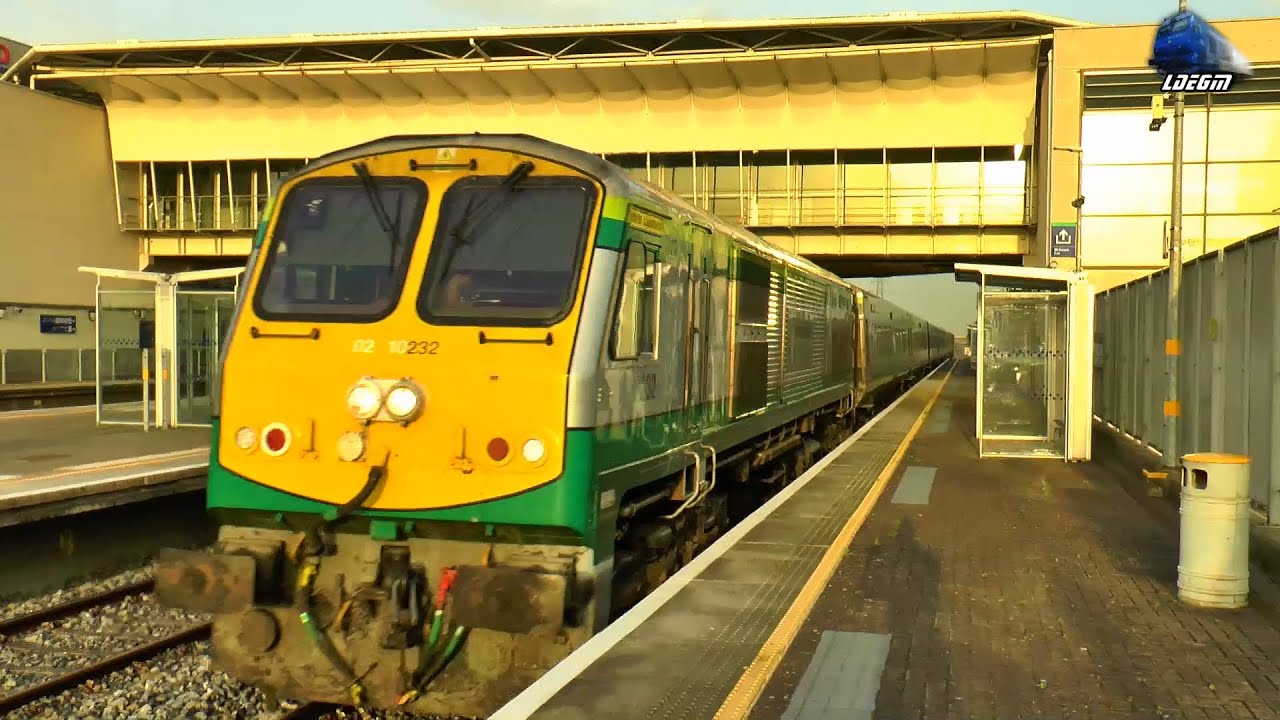 Trenuri Irlandeze 🚅🚆 Irish Trains in Adamstown Station - 05 September 2023
