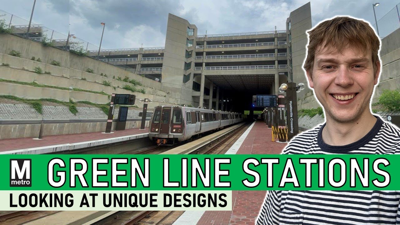 Unique Station Designs on the DC Metro Green Line