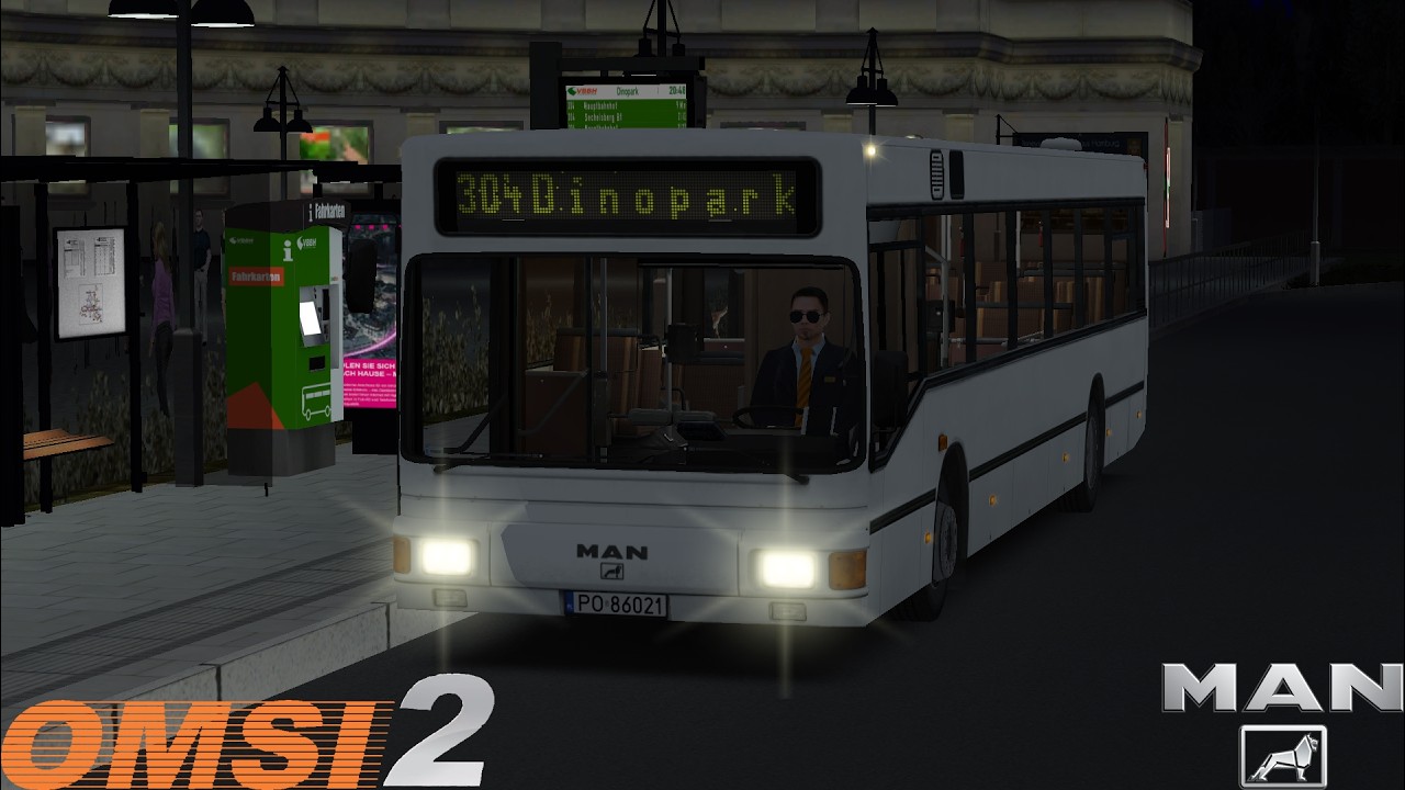 Omsi 2 - Bad Hügelsdorf 2020 - Line 304 - MAN NL 202