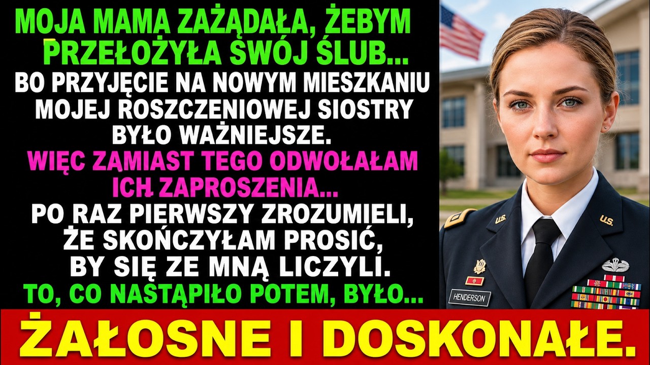 &bdquo;To nie przychodź.&rdquo; Mama wybrała parapet&oacute;wkę siostry zamiast ślubu &mdash; odwołałem ich zaproszenia