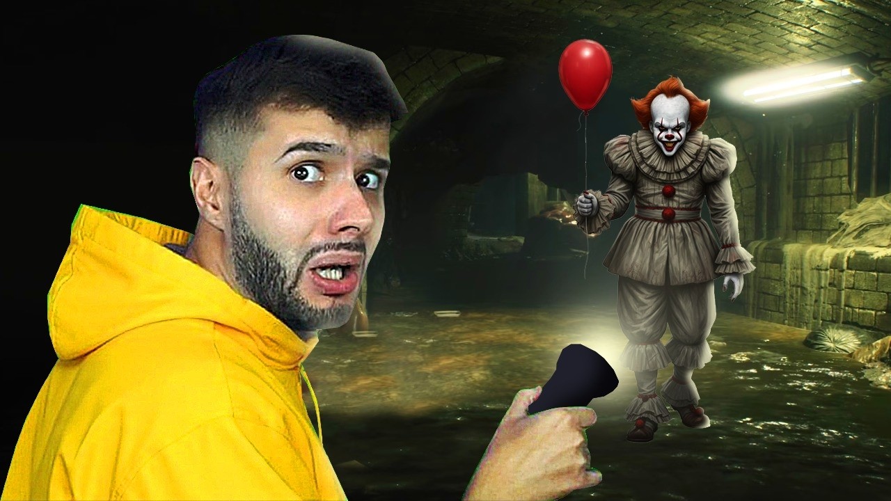 FIQUEI PRESO NO ESGOTO COM O PALHAÇO IT E PRECISO ESCAPAR!