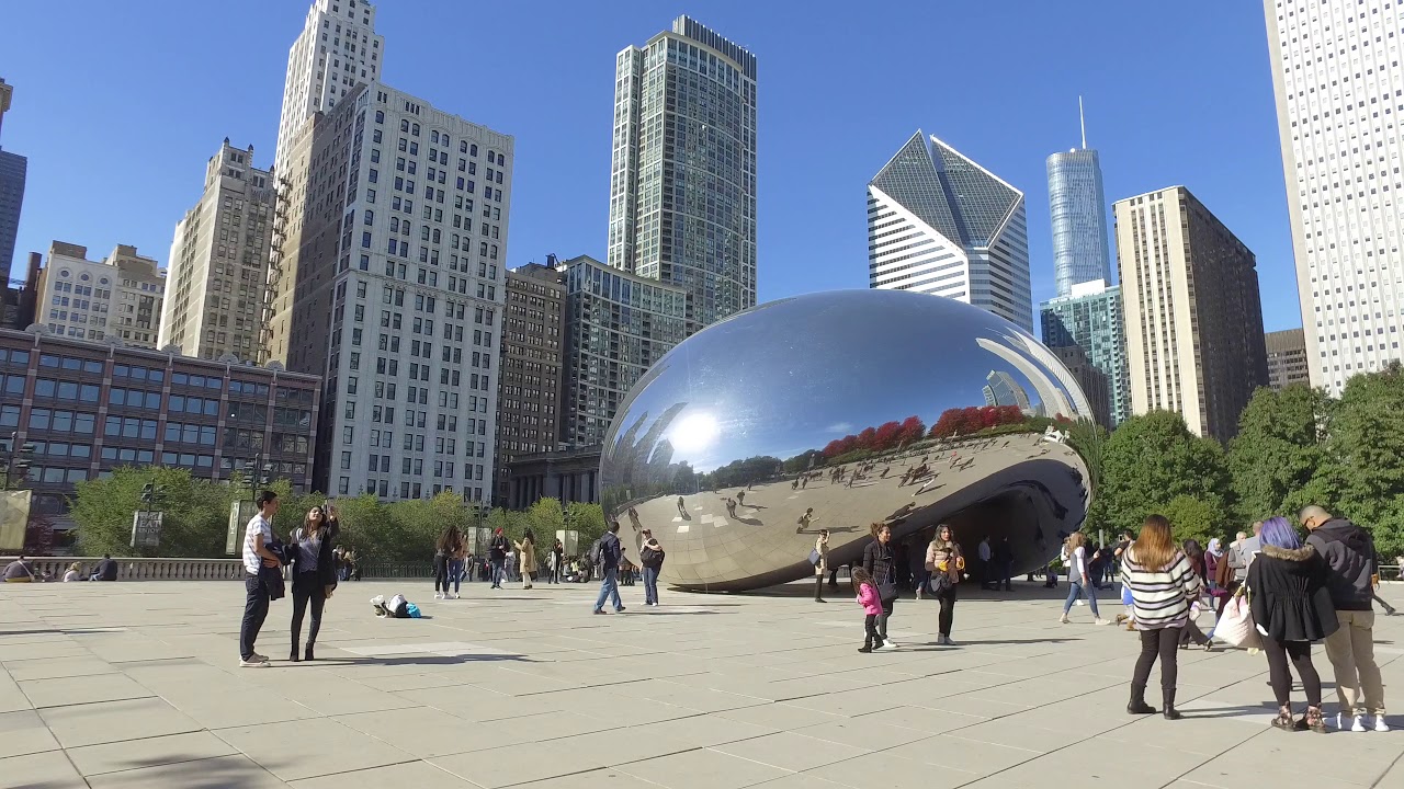 [4k] Chicago Walk Buckingham Fountain to Oak St. Beach